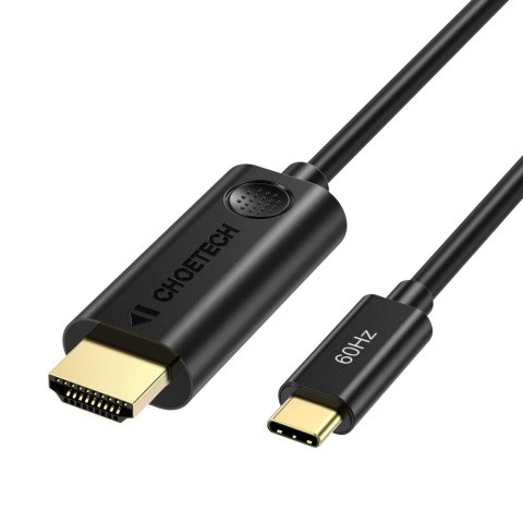 Kabel adapter przejściówka z USB Typ C - HDMI 2.0 4K 60Hz 1.8m czarny Kabel adapter przejściówka z USB Typ C - HDMI 2.0 4K 60Hz 1.8m czarny