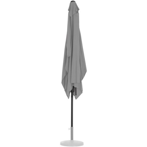 Parasol ogrodowy prostokątny uchylny z korbką 200 x 300 cm ciemnoszary