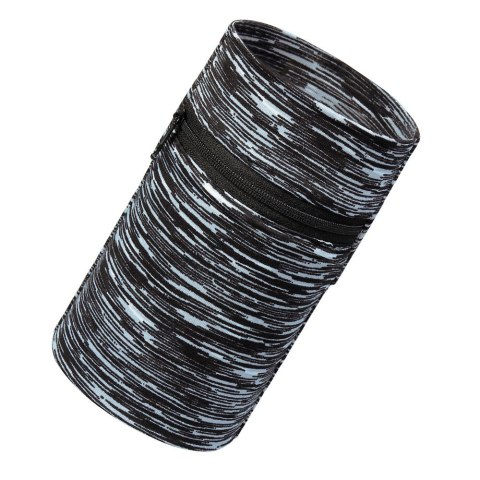 Opaska na ramię do biegania ćwiczeń fitness armband paski biały-czarny Opaska na ramię do biegania ćwiczeń fitness armband paski biały-czarny
