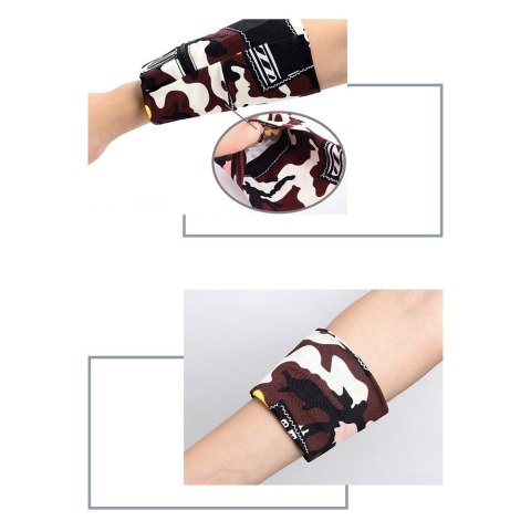 Opaska na ramię do biegania ćwiczeń fitness armband paski biały-czarny Opaska na ramię do biegania ćwiczeń fitness armband paski biały-czarny
