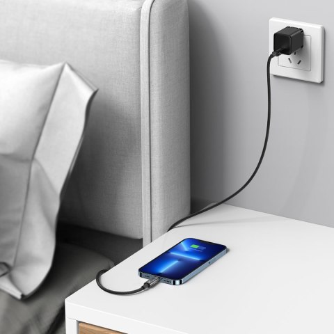 Explorer Series kabel przewód USB-C Iphone Lightning 20W 1m niebieski Explorer Series kabel przewód USB-C Iphone Lightning 20W 1m niebieski