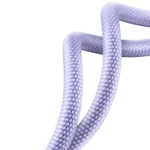 Kabel przewód do szybkiego ładowania i transferu danych USB USB-C 100W 1.2m fioletowy Kabel przewód do szybkiego ładowania i transferu danych USB USB-C 100W 1.2m fioletowy
