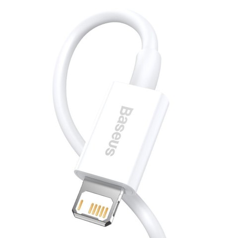 Superior kabel przewód USB Iphone Lightning 2.4A 25cm Biały Superior kabel przewód USB Iphone Lightning 2.4A 25cm Biały
