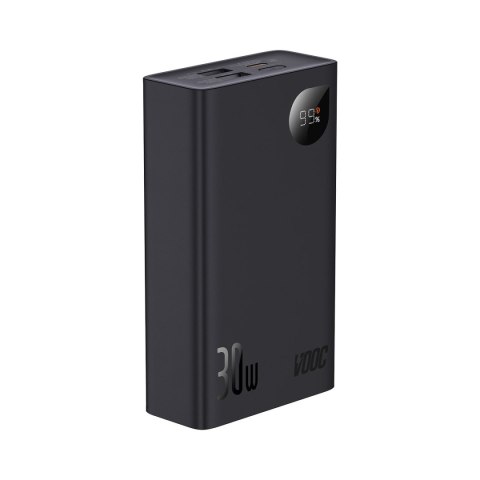 Powerbank z wyświetlaczem 20000mAh 30W 2xUSB 1xUSB-C Quick Charge SCP VOOC czarny Powerbank z wyświetlaczem 20000mAh 30W 2xUSB 1xUSB-C Quick Charge SCP VOOC czarny