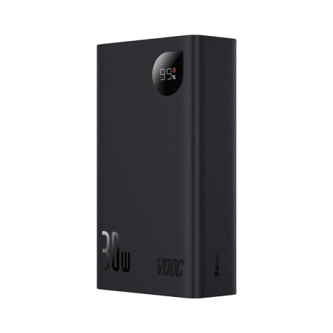 Powerbank z wyświetlaczem 20000mAh 30W 2xUSB 1xUSB-C Quick Charge SCP VOOC czarny Powerbank z wyświetlaczem 20000mAh 30W 2xUSB 1xUSB-C Quick Charge SCP VOOC czarny