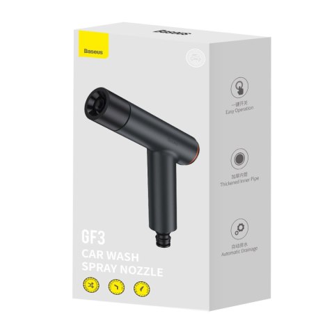 Pistolet myjka do samochodu auta Baseus GF3 - ciemnoszara Pistolet myjka do samochodu auta Baseus GF3 - ciemnoszara