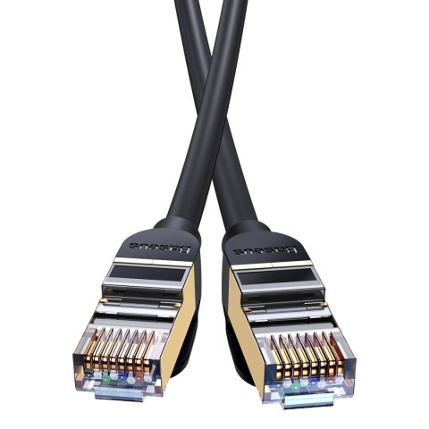 Szybki kabel sieciowy Patchcord RJ45 CAT 7 10Gbps 0.5m - czarny Szybki kabel sieciowy Patchcord RJ45 CAT 7 10Gbps 0.5m - czarny
