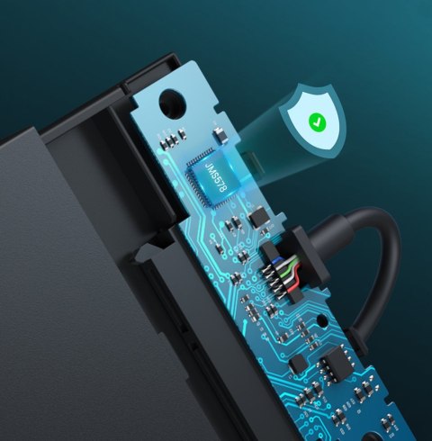 Obudowa kieszeń na dysk twardy 2.5'' HDD SSD z kablem USB 1.5Gbps czarny Obudowa kieszeń na dysk twardy 2.5'' HDD SSD z kablem USB 1.5Gbps czarny