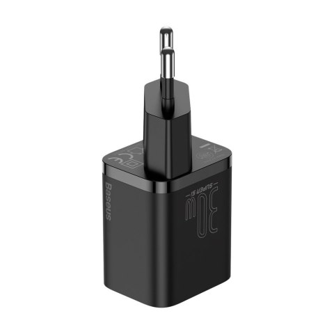Super Si 1C szybka ładowarka USB-C 30W Power Delivery Quick Charge czarny Super Si 1C szybka ładowarka USB-C 30W Power Delivery Quick Charge czarny