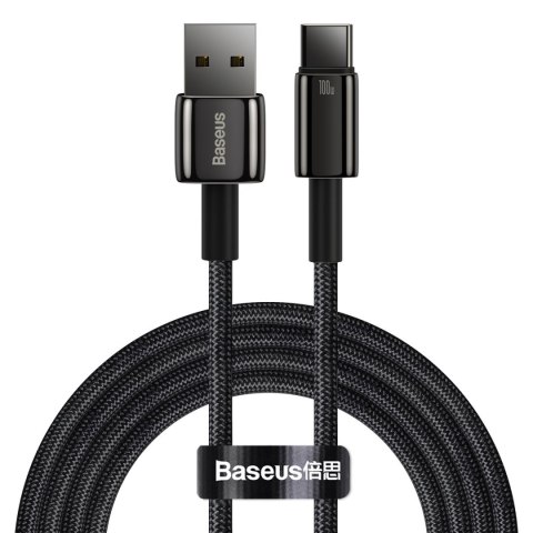 Mocny przewód kabel Tungsten Gold USB - USB-C 480Mb/s 100W 2m czarny Mocny przewód kabel Tungsten Gold USB - USB-C 480Mb/s 100W 2m czarny