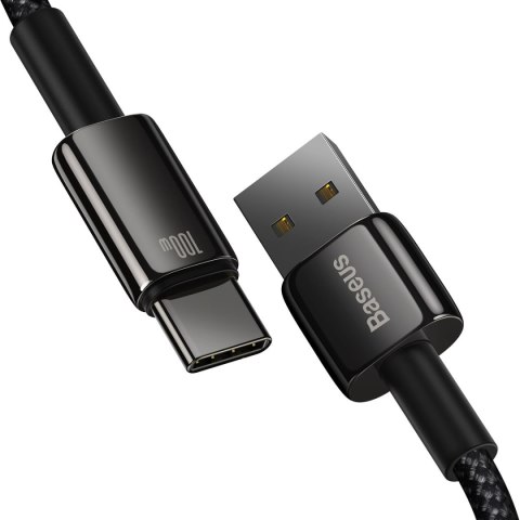 Mocny przewód kabel Tungsten Gold USB - USB-C 480Mb/s 100W 2m czarny Mocny przewód kabel Tungsten Gold USB - USB-C 480Mb/s 100W 2m czarny