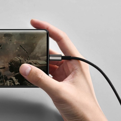 Mocny przewód kabel Tungsten Gold USB - USB-C 480Mb/s 100W 2m czarny Mocny przewód kabel Tungsten Gold USB - USB-C 480Mb/s 100W 2m czarny
