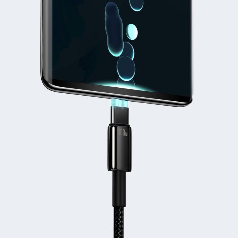 Mocny przewód kabel Tungsten Gold USB - USB-C 480Mb/s 100W 2m czarny Mocny przewód kabel Tungsten Gold USB - USB-C 480Mb/s 100W 2m czarny