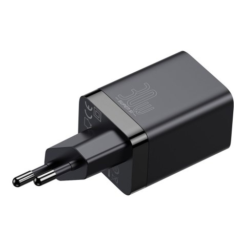 Szybka ładowarka sieciowa USB USB-C 30W PD QC Super Si Pro czarny Szybka ładowarka sieciowa USB USB-C 30W PD QC Super Si Pro czarny