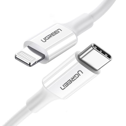 Kabel przewód do iPhone MFi USB-C - Lightning 20W 3A 1m biały Kabel przewód do iPhone MFi USB-C - Lightning 20W 3A 1m biały