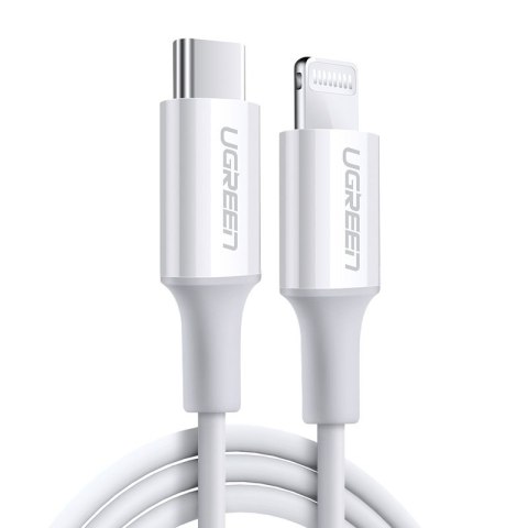 Kabel przewód do iPhone MFi USB-C - Lightning 20W 3A 1m biały Kabel przewód do iPhone MFi USB-C - Lightning 20W 3A 1m biały
