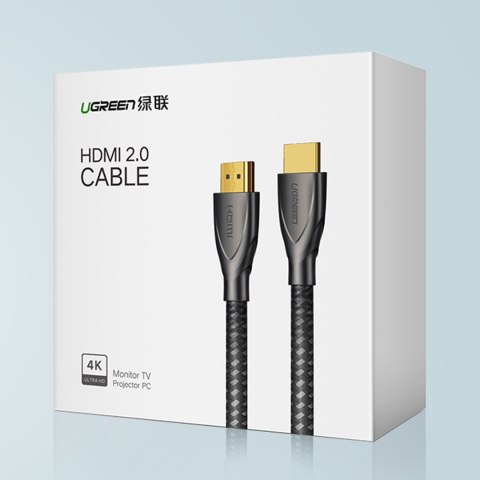 Kabel przewód HDMI 2.0 4K UHD 2m czarny Kabel przewód HDMI 2.0 4K UHD 2m czarny