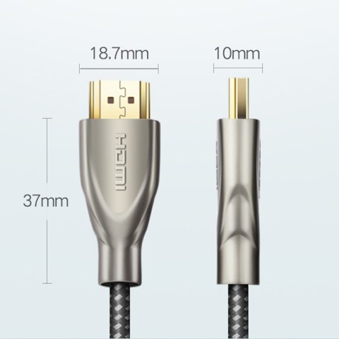 Kabel przewód HDMI 2.0 4K UHD 2m czarny Kabel przewód HDMI 2.0 4K UHD 2m czarny