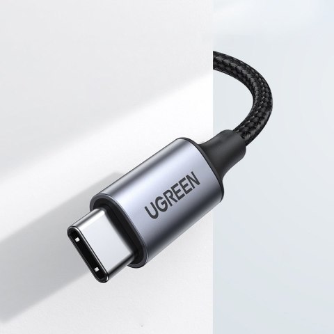 Kabel audio stereo AUX 3.5 mm mini jack - USB-C do telefonu tabletu 1m czarny Kabel audio stereo AUX 3.5 mm mini jack - USB-C do telefonu tabletu 1m czarny