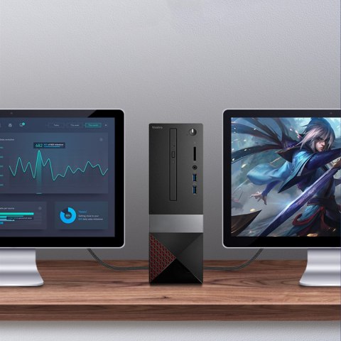 Kabel przewód HDMI 2.1 8K 60Hz 1.5m w oplocie bawełnianym czarny Kabel przewód HDMI 2.1 8K 60Hz 1.5m w oplocie bawełnianym czarny