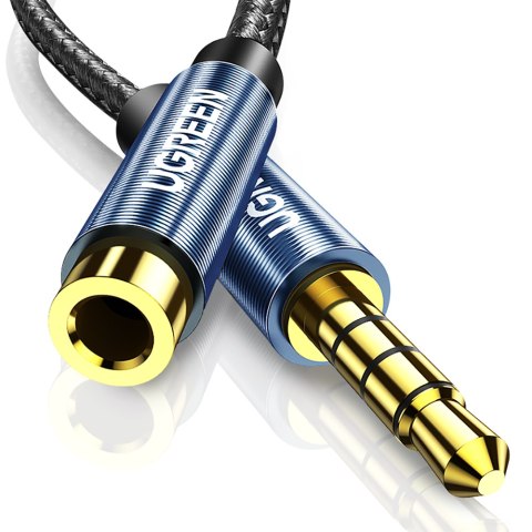 Przedłużacz adapter kabla słuchawek audio AUX mini jack 3.5 mm 2m niebieski Przedłużacz adapter kabla słuchawek audio AUX mini jack 3.5 mm 2m niebieski