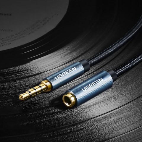Przedłużacz adapter kabla słuchawek audio AUX mini jack 3.5 mm 2m niebieski Przedłużacz adapter kabla słuchawek audio AUX mini jack 3.5 mm 2m niebieski