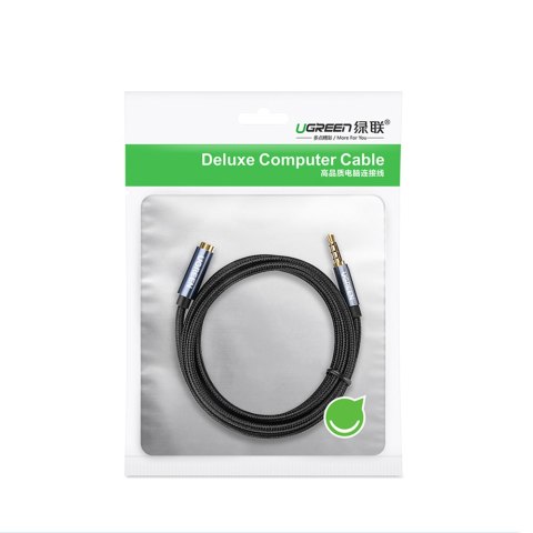 Przedłużacz adapter kabla słuchawek audio AUX mini jack 3.5 mm 2m niebieski Przedłużacz adapter kabla słuchawek audio AUX mini jack 3.5 mm 2m niebieski