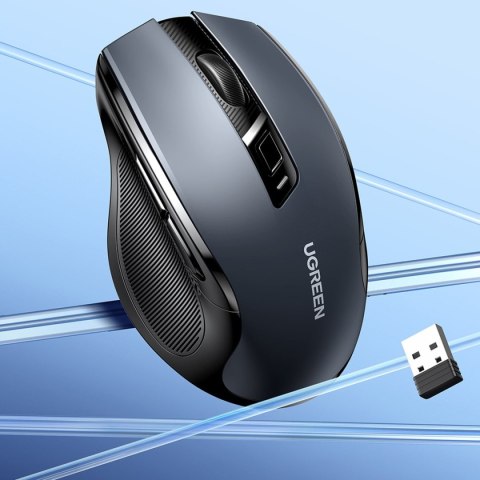 Optyczna mysz myszka bezprzewodowa USB 2.4GHz / Bluetooth 5.0 4000 DPI czarny Optyczna mysz myszka bezprzewodowa USB 2.4GHz / Bluetooth 5.0 4000 DPI czarny