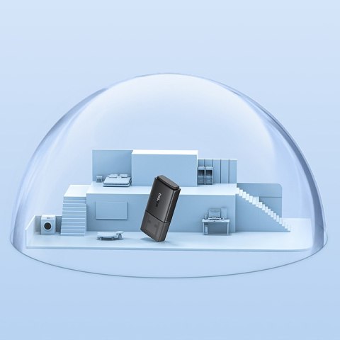 Zewnętrzna karta sieciowa USB WiFi 2.4GHz 5GHz 650Mb/s czarna Zewnętrzna karta sieciowa USB WiFi 2.4GHz 5GHz 650Mb/s czarna