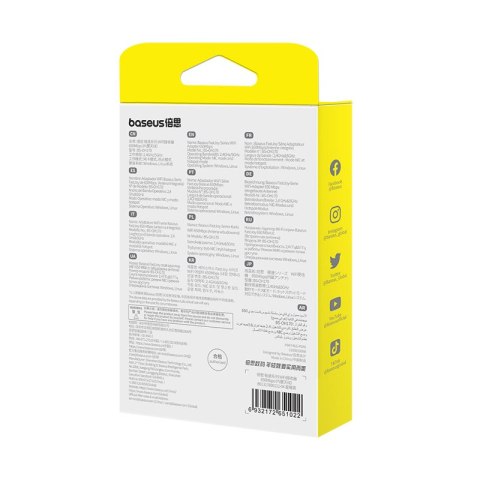 Zewnętrzna karta sieciowa USB WiFi 2.4GHz 5GHz 650Mb/s czarna Zewnętrzna karta sieciowa USB WiFi 2.4GHz 5GHz 650Mb/s czarna