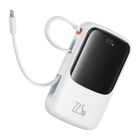 Power bank 10000mAh Qpow Pro+ 22.5W USB-C - biały Power bank 10000mAh Qpow Pro+ 22.5W USB-C - biały