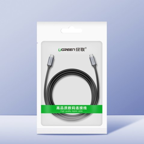 Kabel przewód USB-C 3.1 - USB-C 3.1 1.5m - szary Kabel przewód USB-C 3.1 - USB-C 3.1 1.5m - szary