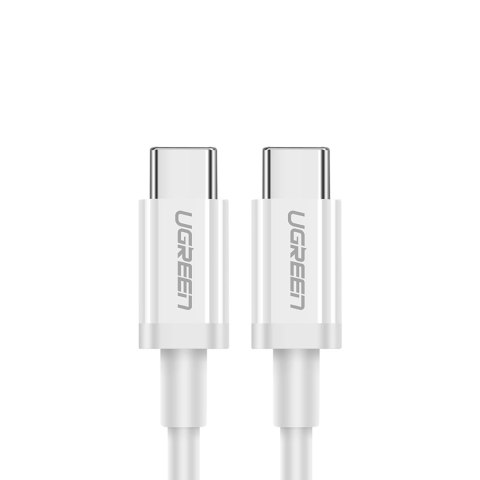 Kabel przewód USB-C - USB-C PD QC AFC 0.5m - biały Kabel przewód USB-C - USB-C PD QC AFC 0.5m - biały