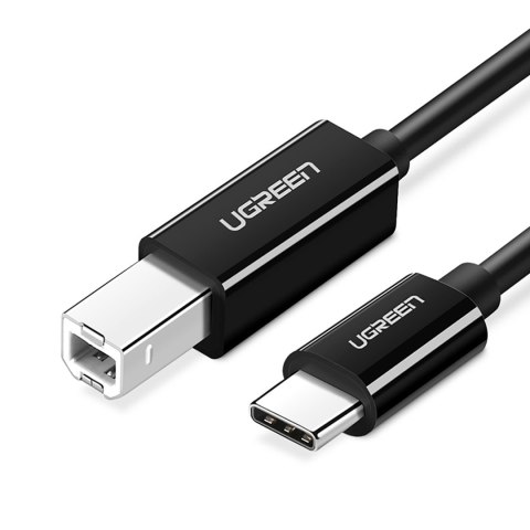 Kabel przewód do drukarki USB-C - USB-B 2m - czarny Kabel przewód do drukarki USB-C - USB-B 2m - czarny