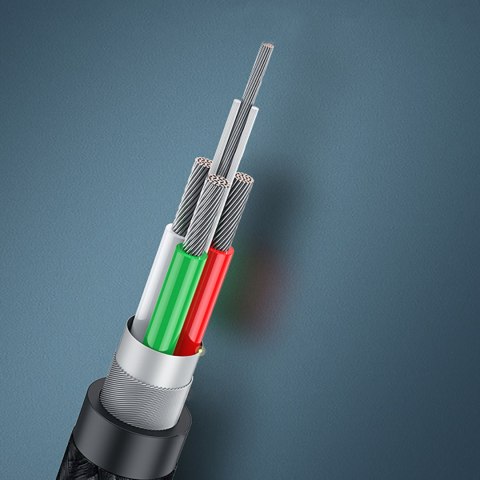 Kabel przewód do drukarki USB-C - USB-B 2m - czarny Kabel przewód do drukarki USB-C - USB-B 2m - czarny