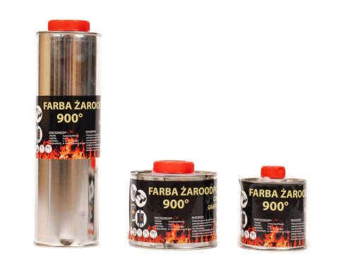 Farba 5L Kominkowa Lakier Żaroodporna do Kominków Grafitowa Trwała 900c Farba 5L Kominkowa Lakier Żaroodporna do Kominków Grafitowa Trwała 900c