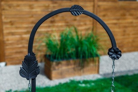GRILL OGRODOWY na wysięgniku ŻURAW ruszt nierdzewny + palenisko + trójnóg GRILL OGRODOWY na wysięgniku ŻURAW ruszt nierdzewny + palenisko + trójnóg