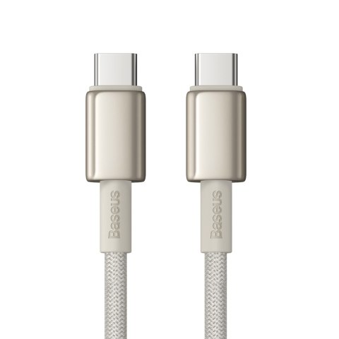 Kabel przewód Tungsten Gold USB-C 100W 2m - złoty Kabel przewód Tungsten Gold USB-C 100W 2m - złoty