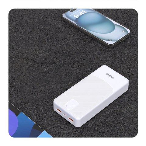 Powerbank K10Pro 20000mAh 2.4A USB-A - biały Powerbank K10Pro 20000mAh 2.4A USB-A - biały