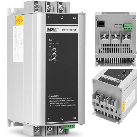 Soft starter do łagodnego rozruchu silników 25 A 11 kW 400 V Soft starter do łagodnego rozruchu silników 25 A 11 kW 400 V