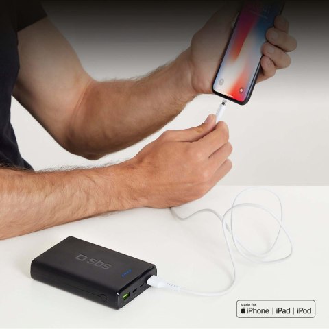 Kabel przewód USB-A - iPhone Lightning - biały Kabel przewód USB-A - iPhone Lightning - biały
