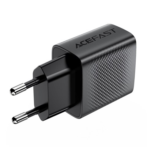 Ładowarka sieciowa A86 2x USB-A 12W - czarna Ładowarka sieciowa A86 2x USB-A 12W - czarna