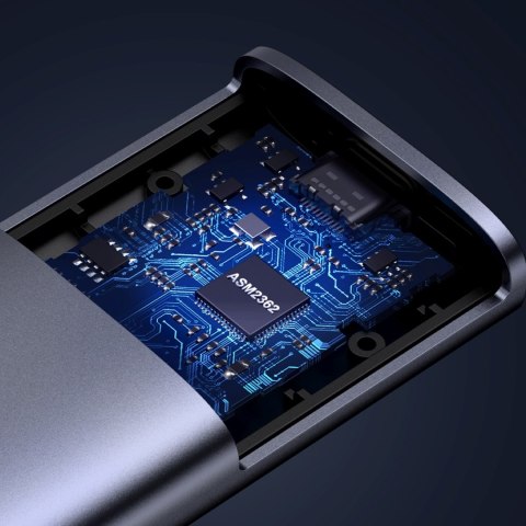 Obudowa na dysk M.2 NVMe PCIe SSD - srebrna Obudowa na dysk M.2 NVMe PCIe SSD - srebrna