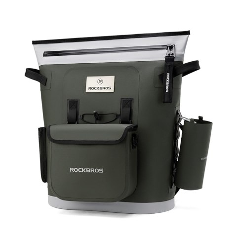 Plecak turystyczny termiczny z izolacją ergonomiczny 18l - zielony Plecak turystyczny termiczny z izolacją ergonomiczny 18l - zielony