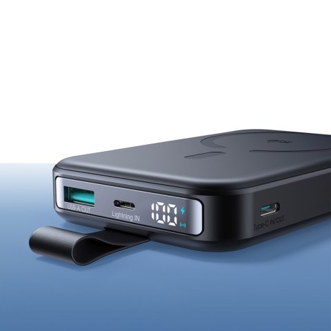 Powerbank 10000mAh 22.5W Qi2 JR-PBM11 MagSafe z podstawką - czarny Powerbank 10000mAh 22.5W Qi2 JR-PBM11 MagSafe z podstawką - czarny