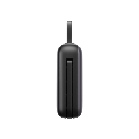 Powerbank 10000mAh 22.5W z wbudowanymi kablami USB-C Lightning - czarny Powerbank 10000mAh 22.5W z wbudowanymi kablami USB-C Lightning - czarny