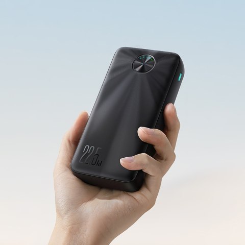 Powerbank 20000mAh USB-C USB-A 22.5W - czarny Powerbank 20000mAh USB-C USB-A 22.5W - czarny
