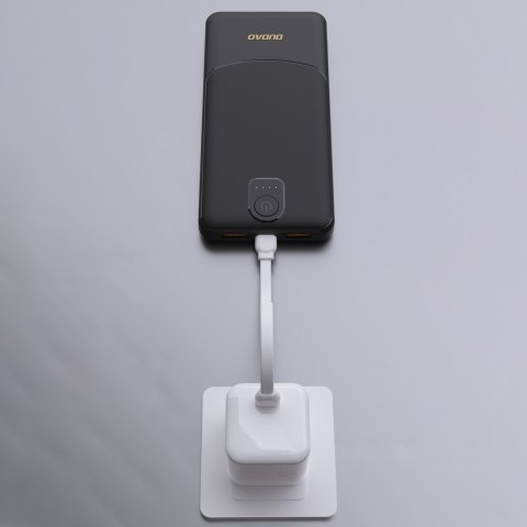 Powerbank K10 10000mAh USB-A 2.4A - czarny Powerbank K10 10000mAh USB-A 2.4A - czarny