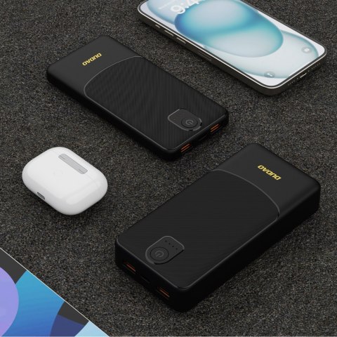 Powerbank K10 10000mAh USB-A 2.4A - czarny Powerbank K10 10000mAh USB-A 2.4A - czarny