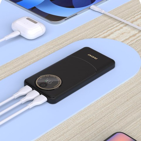 Powerbank K12 10000mAh USB-A USB-C PD22.5W - biały Powerbank K12 10000mAh USB-A USB-C PD22.5W - biały